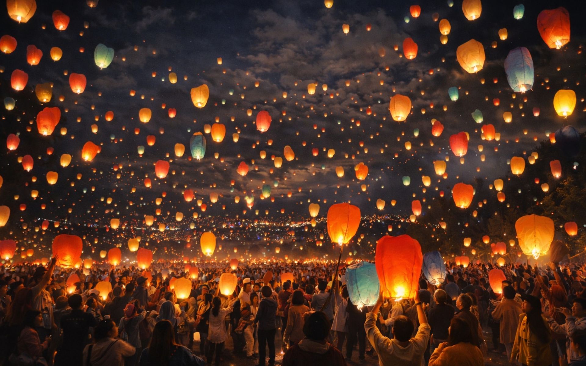 Праздник фонариков во Флоренции