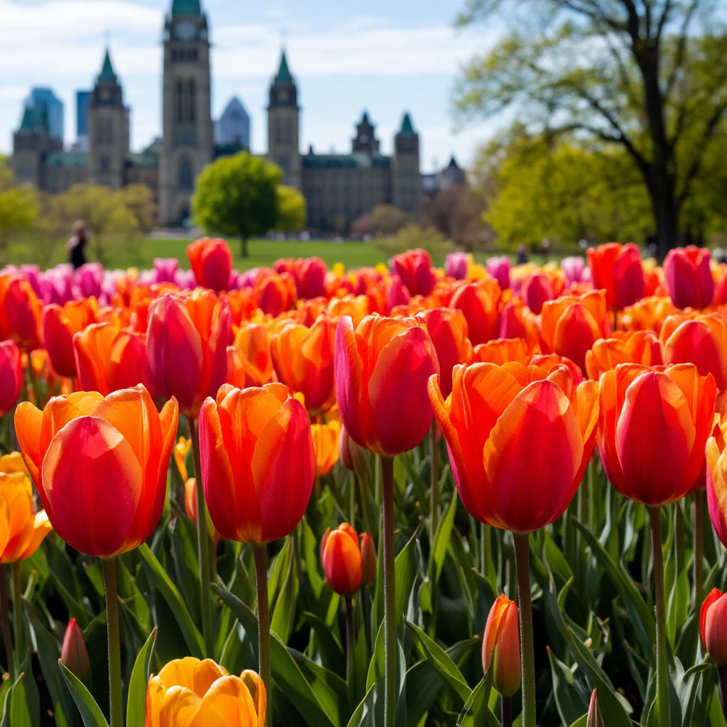 Фестиваль тюльпанов в Оттаве